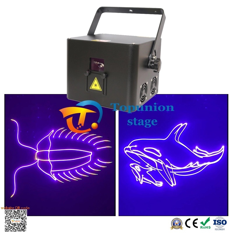 3W 5W Line Scanning Laser Light Intelligente, geräusch gesteuerte Beleuchtung Ausrüstung