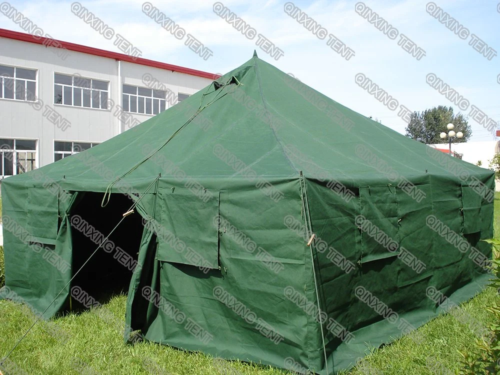 Imperméable 4.8mx4.8m Windproof Camo durables tente de toile pour 10-12 personnes