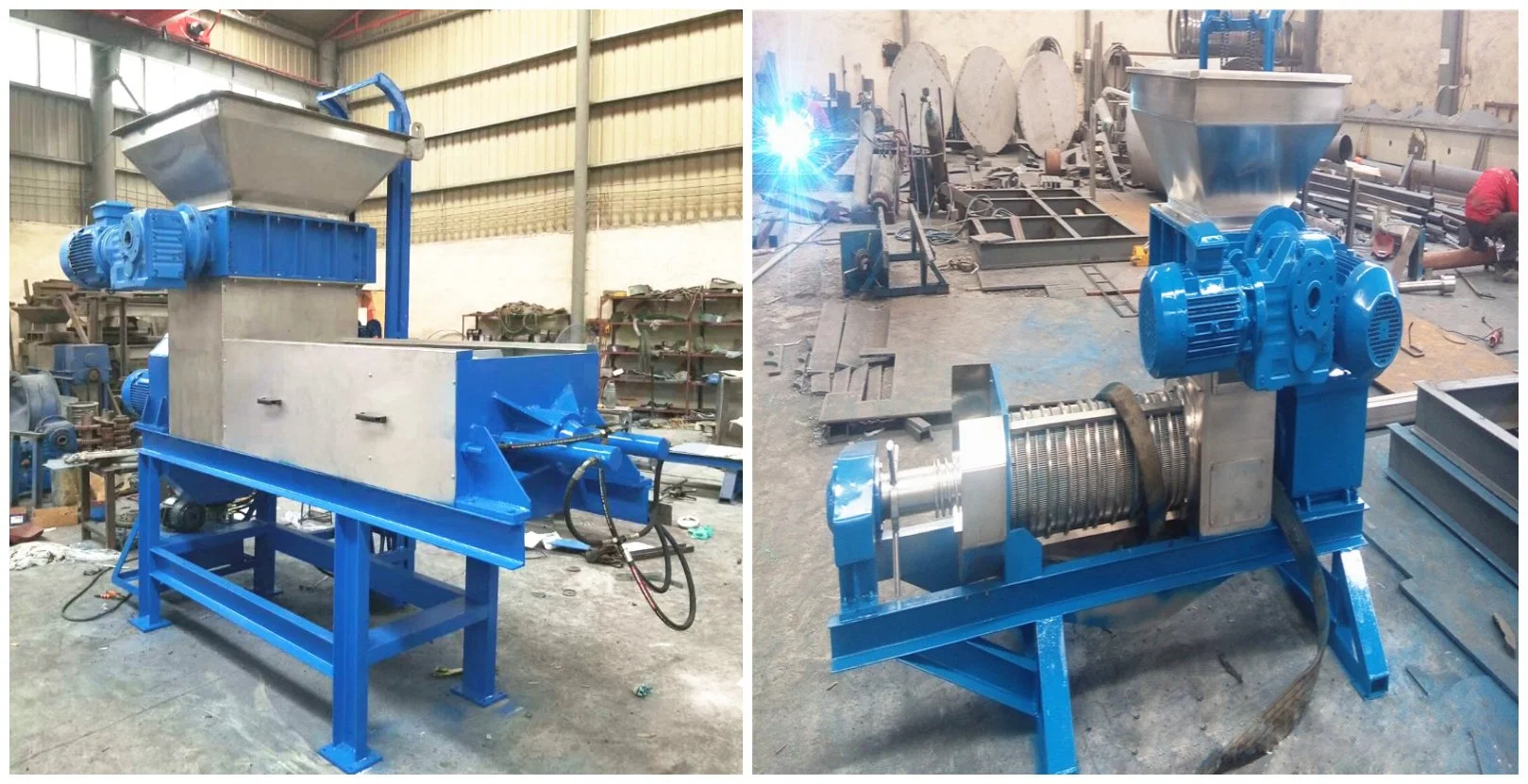 Cassava Dewatering Sludge Machine Screw Press Solid Liquid Separator