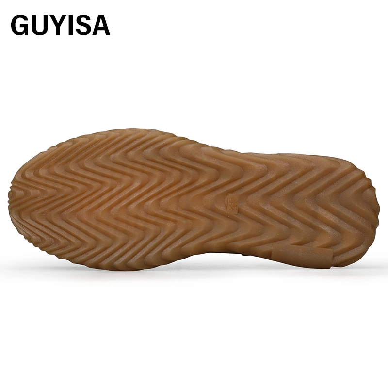 Guyisa Outdoor Fashion Safety Shoes Wear-Resistant Outdoor Work High-Quality Anti-Smashing Steel Toe Protection Safety