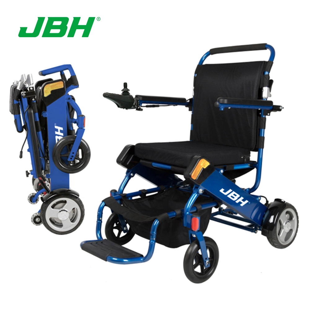 Silla de ruedas JBH D05 silla de ruedas plegable eléctrica portátil de alta calidad ligera