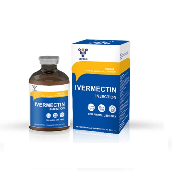 Pharmazeutische Medizin Hersteller von Ivermectin Injektion 1% Medikamente für Veterinär Verwenden