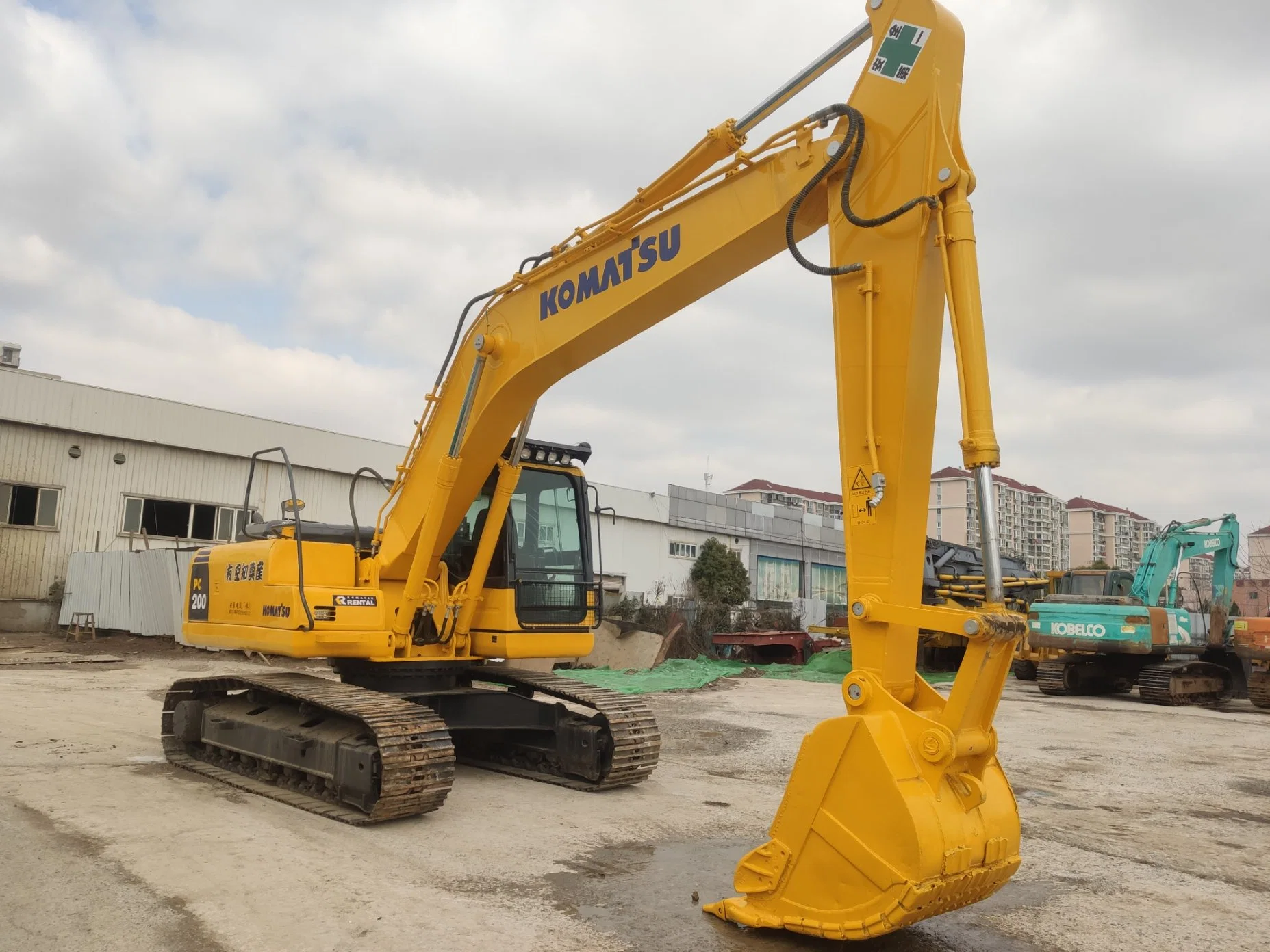 Excavadora Komatsu PC200-8 usada, segunda mano, maquinaria de construcción de 20 toneladas, equipo original de Komatsu