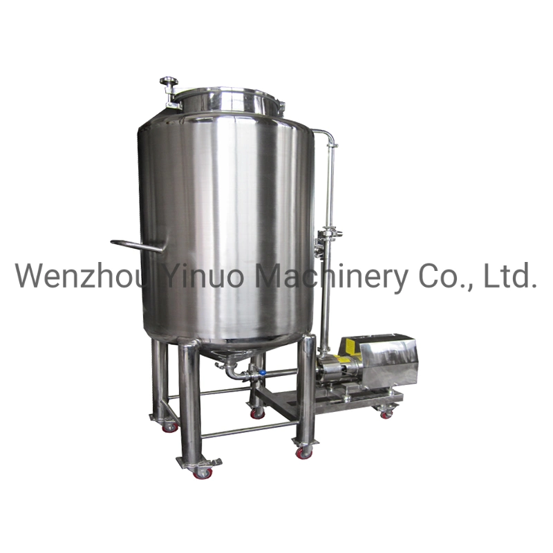 Portable Chemical Solvent Ethanol-Propanol Collection Container Stainless Steel Mobile Tank