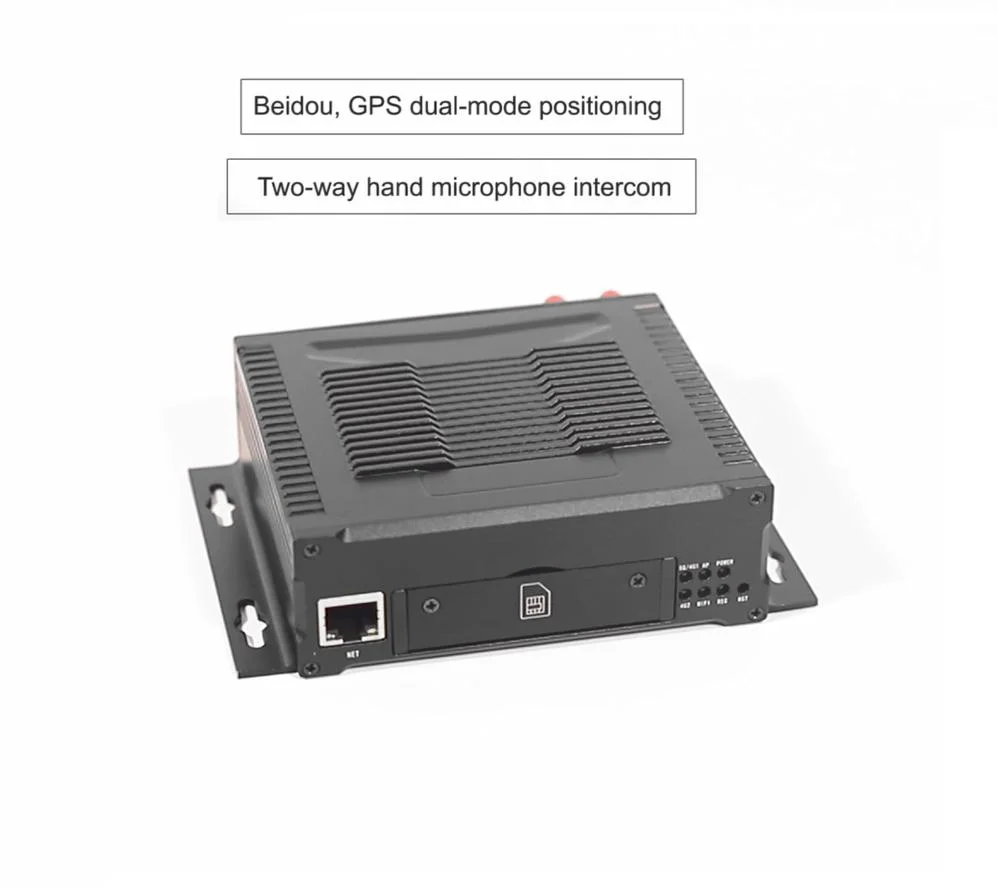 دقة 4K Mdvr 4CH 720p 4G 5g GPS Mobile DVR الجديد لتاكسي الشاحنة