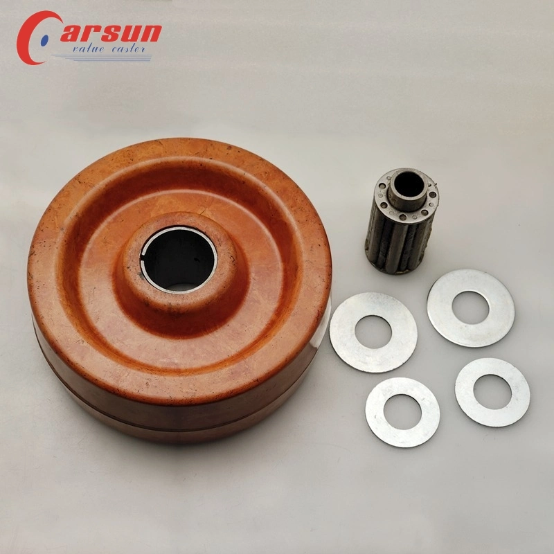 Carsun 8 Inch Fiberglass Super High Temperature Resin Red High Temperature 300 Celsius Degrees Wheel High Heat Wheel