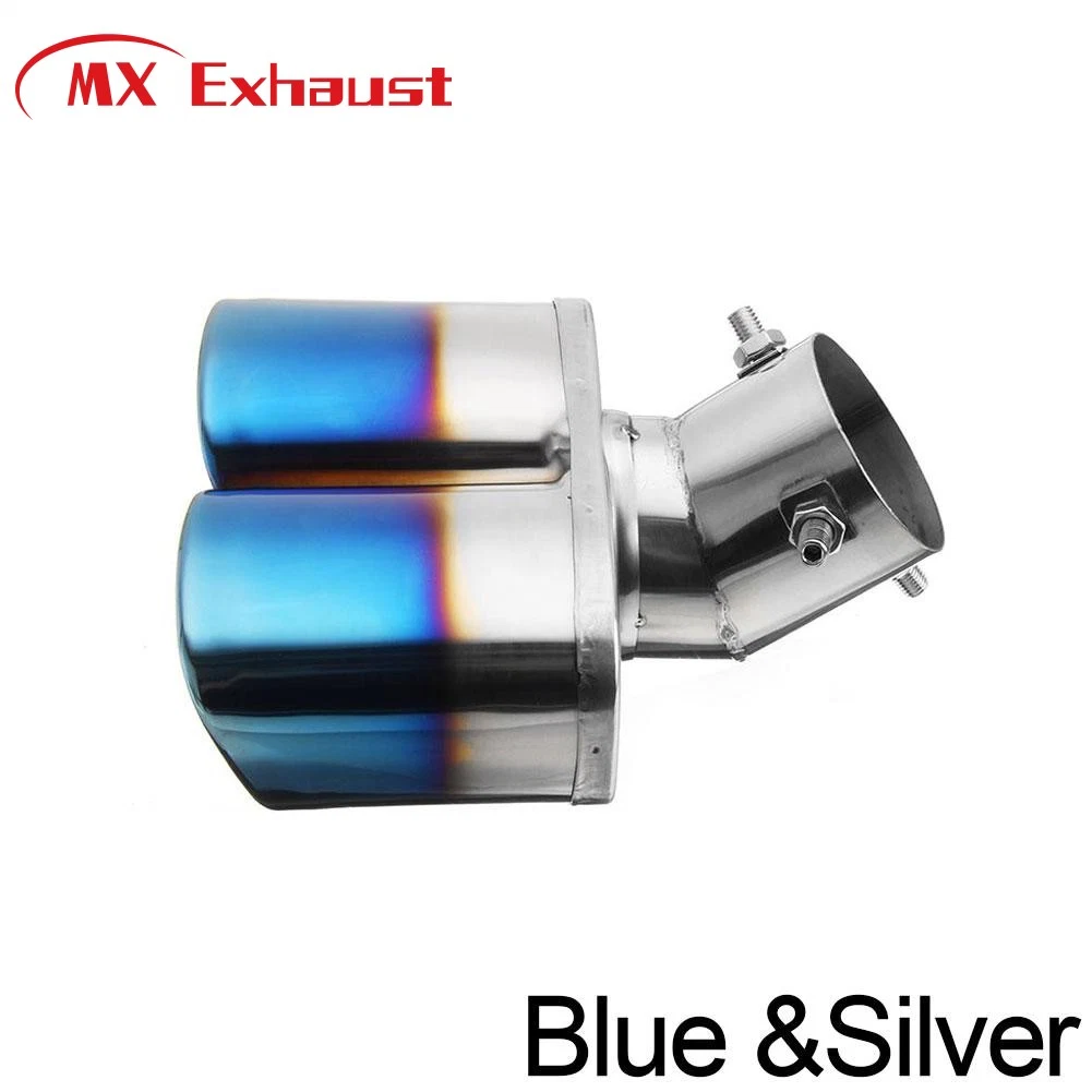 High Temperature Resistant Painted Exhaust Tips Titanium Customize Car Muffler Exhaust Tips Pipes