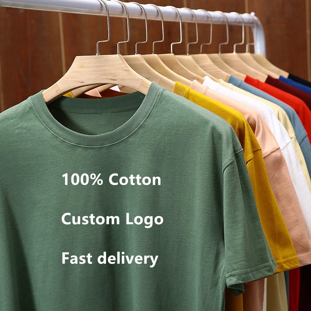 Wholesale/Supplier Custom Men&prime; S Tee T Shirt Pima 100% Cotton 180g Slim Loose Dgt Printing Embroidery Short Sleeve Plain Custom Logo T Shirts Men Tshirt