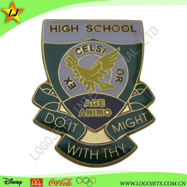 Custom High quality/High cost performance  School Pin Badge Lapel Pin with Clutch