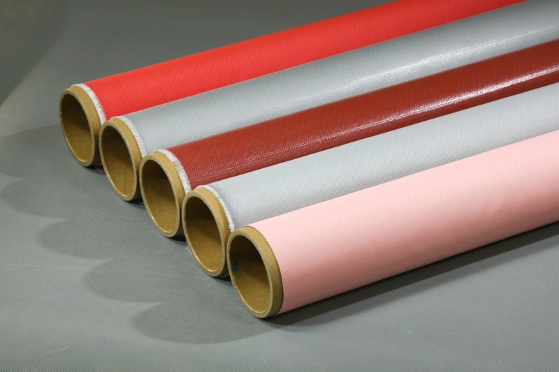 New Product Sillicone Coated Fiberglass for Smoke &Fire Barrier Cloth