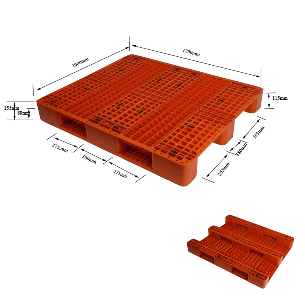 Full Perimeter Stackable 4-Way Entry Pallet Plastic