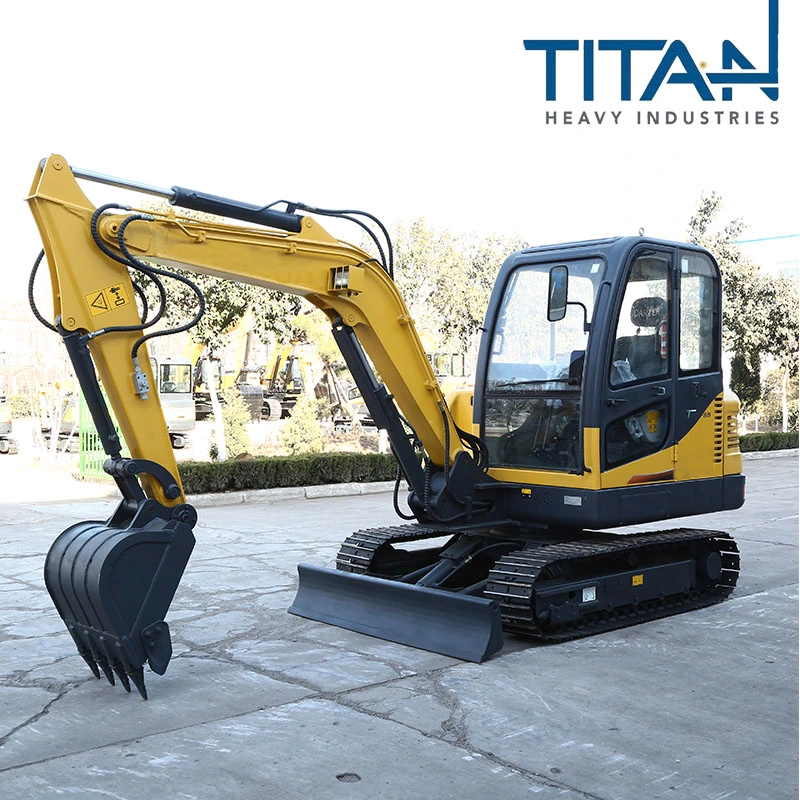 بيع ماكينة الحفار الهيدروليكي المزوَّدة بالحفارات الزحافة Titan TL45E 4.5 طن وزن الحمل