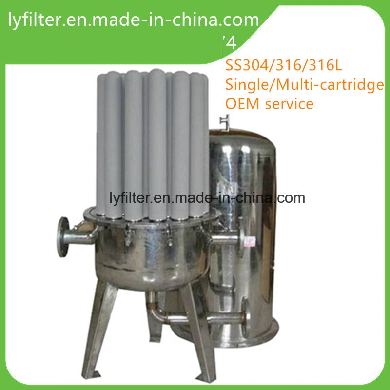 Cartridge Filter Housing Trinity Vessel Stainless Steel with Tri Clover Fitting