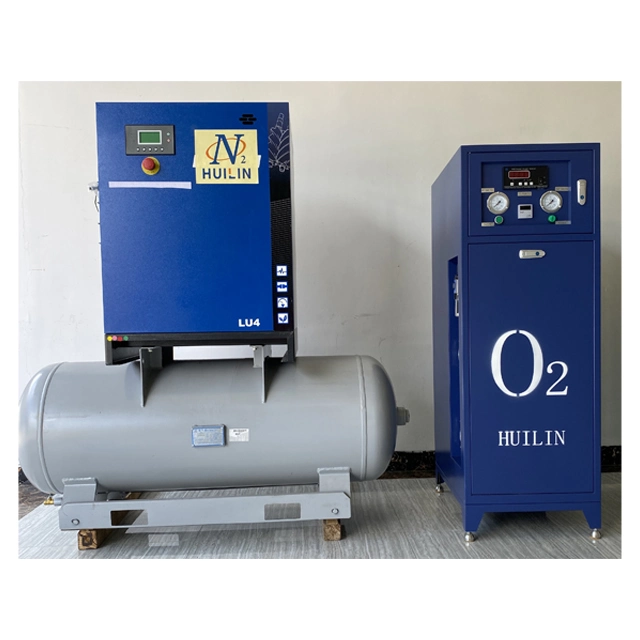 Huilin Good Quality 93%+-3% 60m3/H Industrial Medical on-Site Skid Mounted PLC Control Oxygen Generator for Samall Hospital