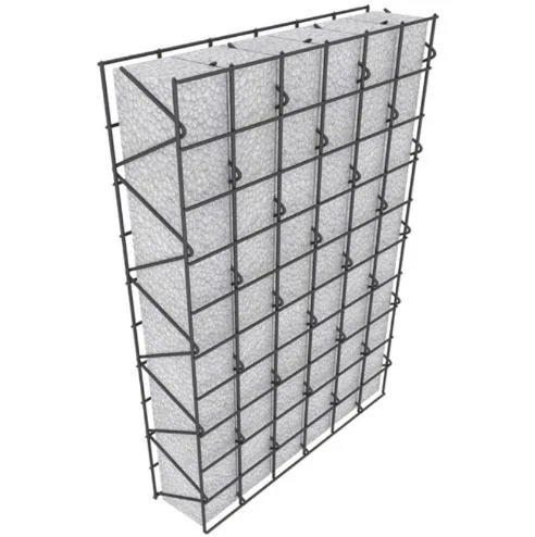 Galvanizado soldado 4inch espesor 3D EPS espuma plana Sandwich Panel Para el edificio de la casa