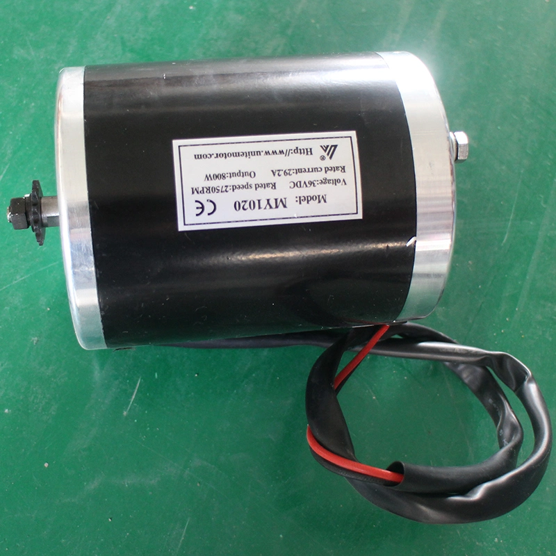 Motor da escova de componentes sobresselentes para scooters elétricas, 36 V, 800 W/1000 W.