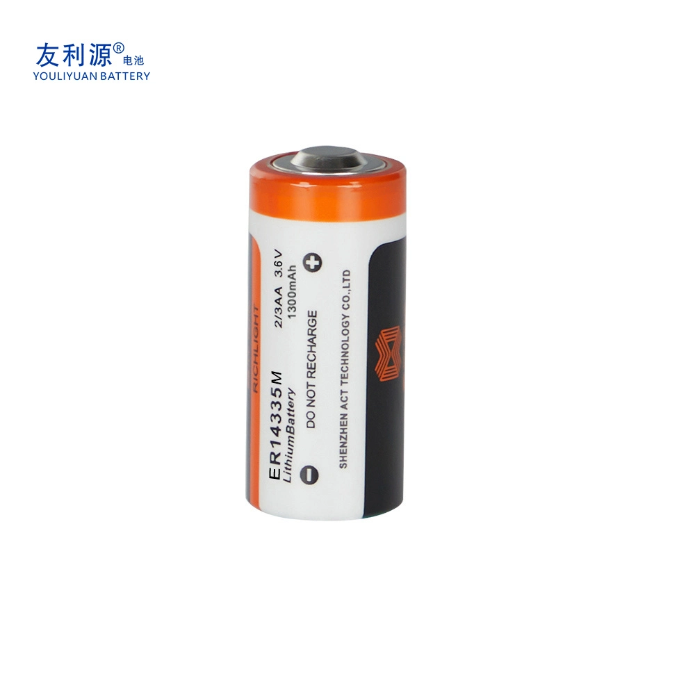 Gesamter Verkauf First Class Er14335 Unaufladbare Lithium-Batterie 1350mAh Li-SOCl2 C Größe 3,6V Lithium Thionylchlorid Batterie primäre Lithium-Batterien