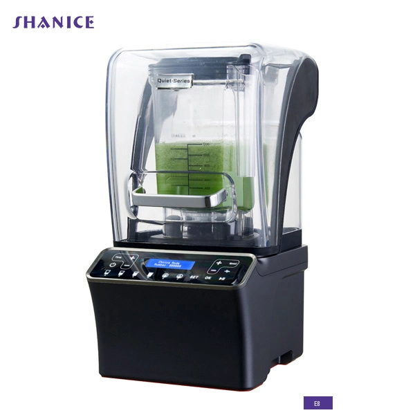 Potente liquidificador comercial tranquila misturador profissional e comercial juicer com gabinete à prova de som para café, bar, Hotel e restaurantes sem BPA