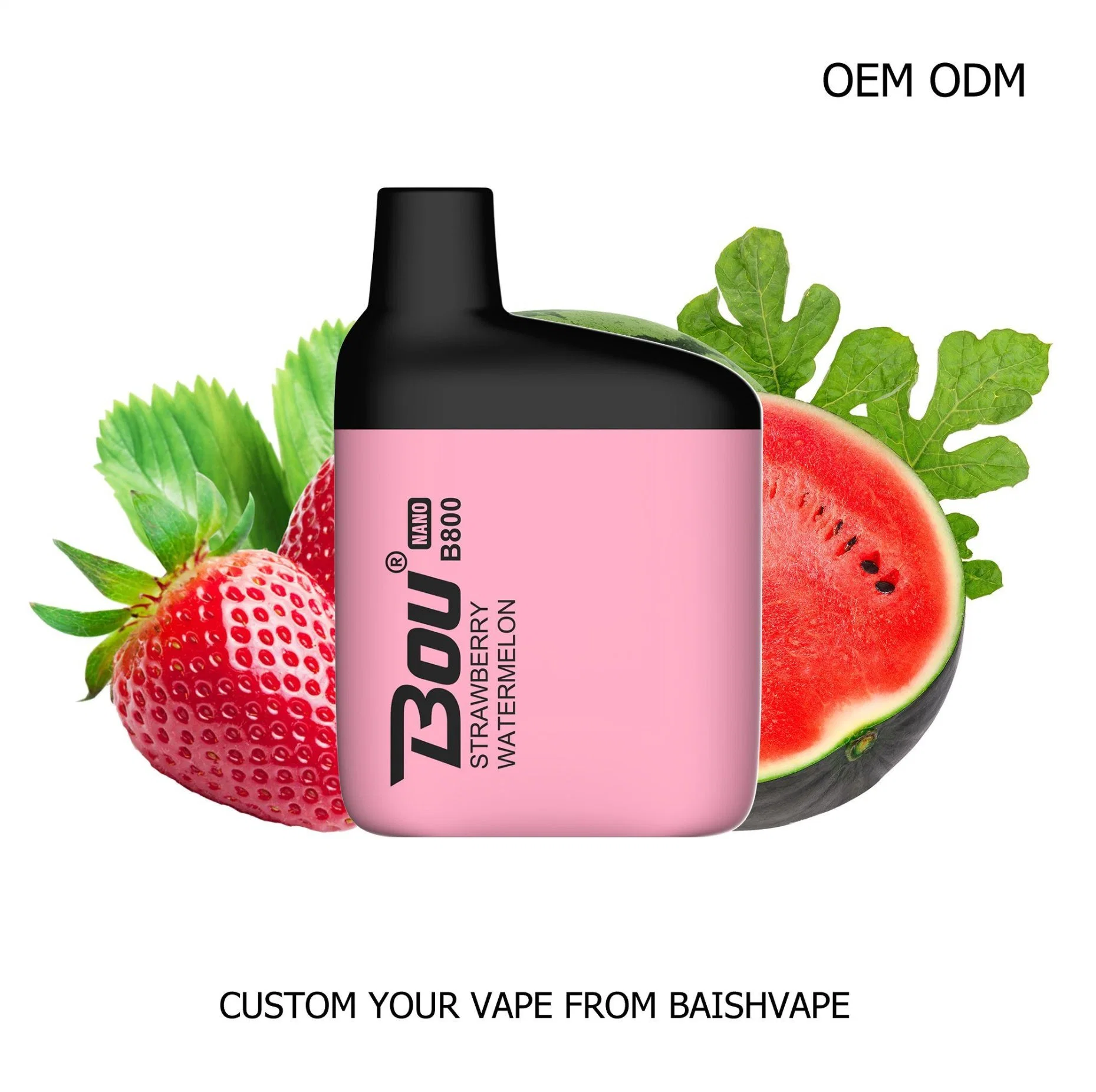 Bou Nano B800 800 Puff Zbood Imprimez votre marque Storm X Gurana peu cher High Light V Randm électronique CIG jetable VAPE