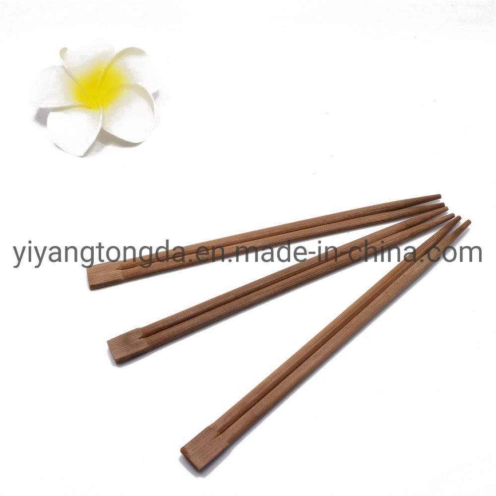 Handmade Natural Bamboo Chopsticks Healthy Chinese Carbonized Chop Sticks Tableware