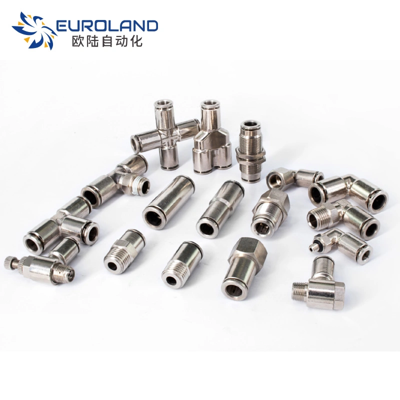 High quality/High cost performance  Tee Type Pneumatic Metal Fittings Brass 3 Way Copper Elbow Fitting