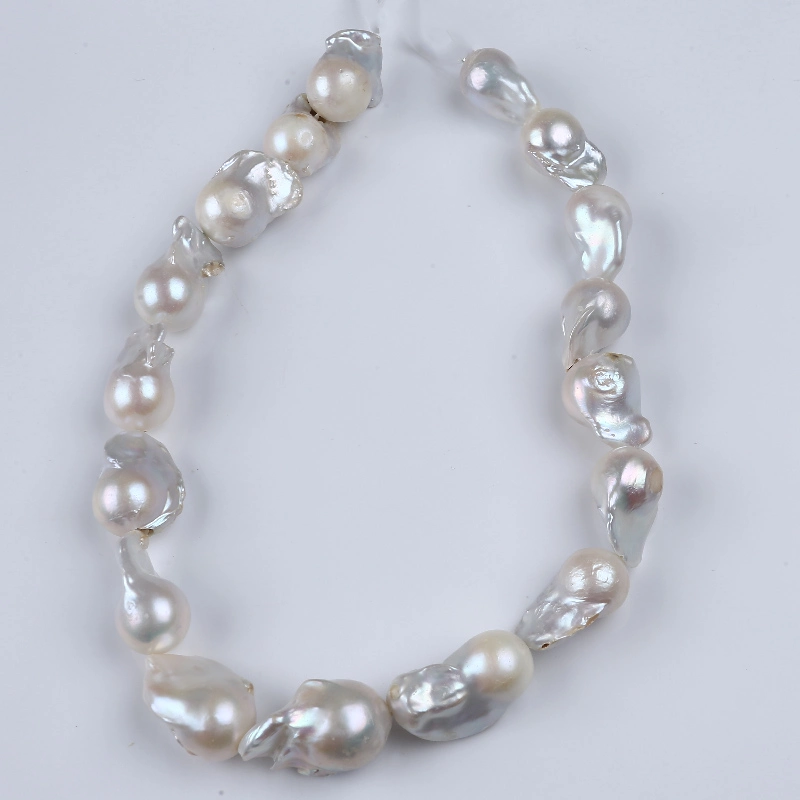 14-20mm Barroco agua fresca Pearl Strand Moda Pearl Collares Joyas Fabricación