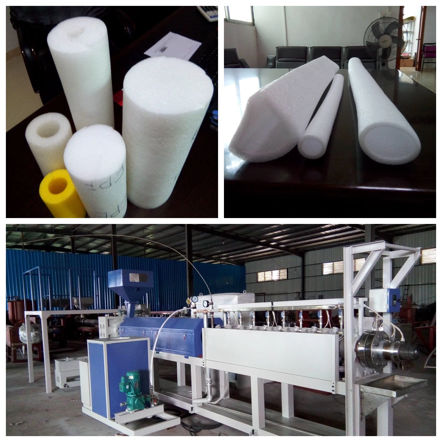 Rsd-120 Plastic EPE Tube Extruder PE Foam Pipe Extruding Machine