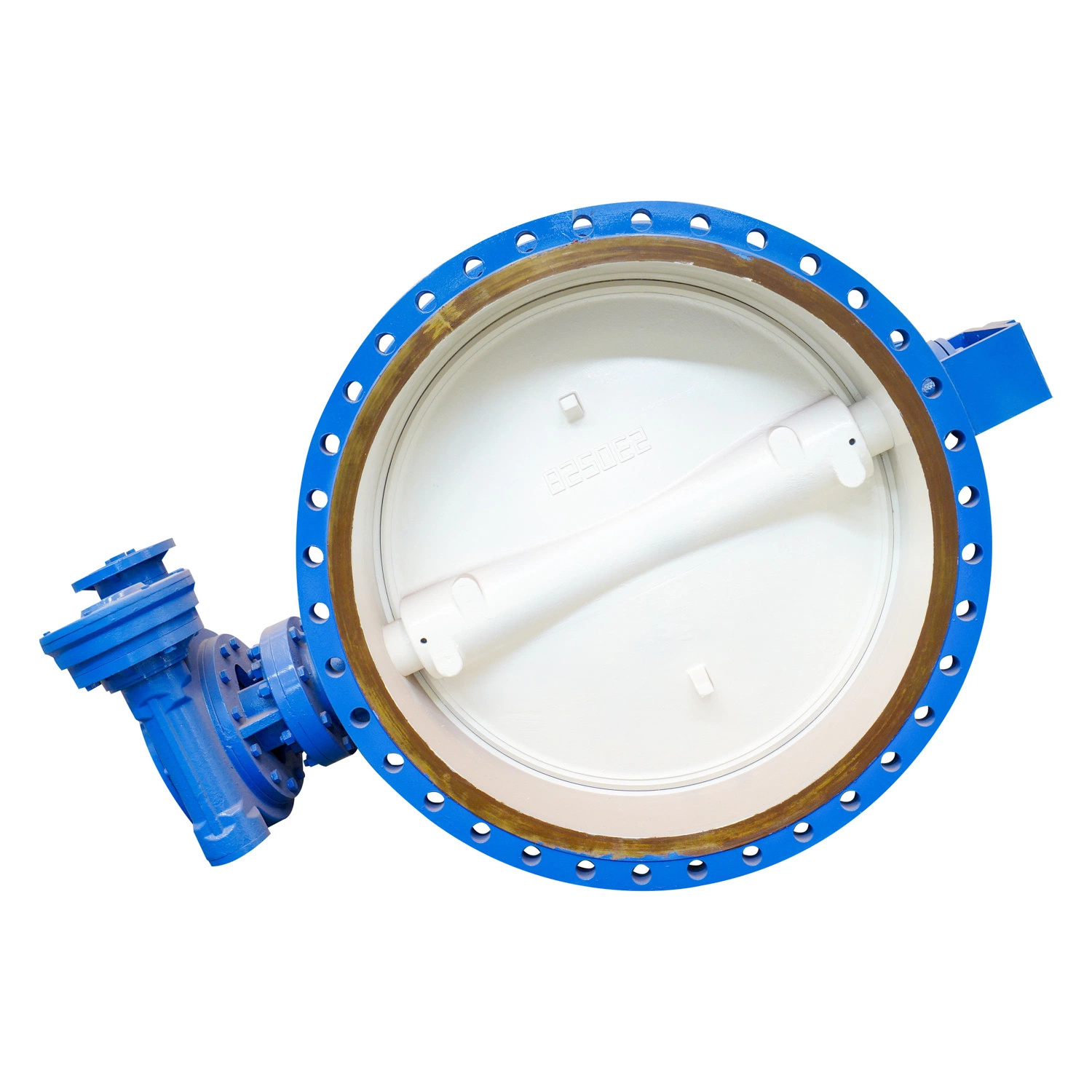 Gear Operated Ductile Iron EPDM Seat Flange End Butterfly Valve