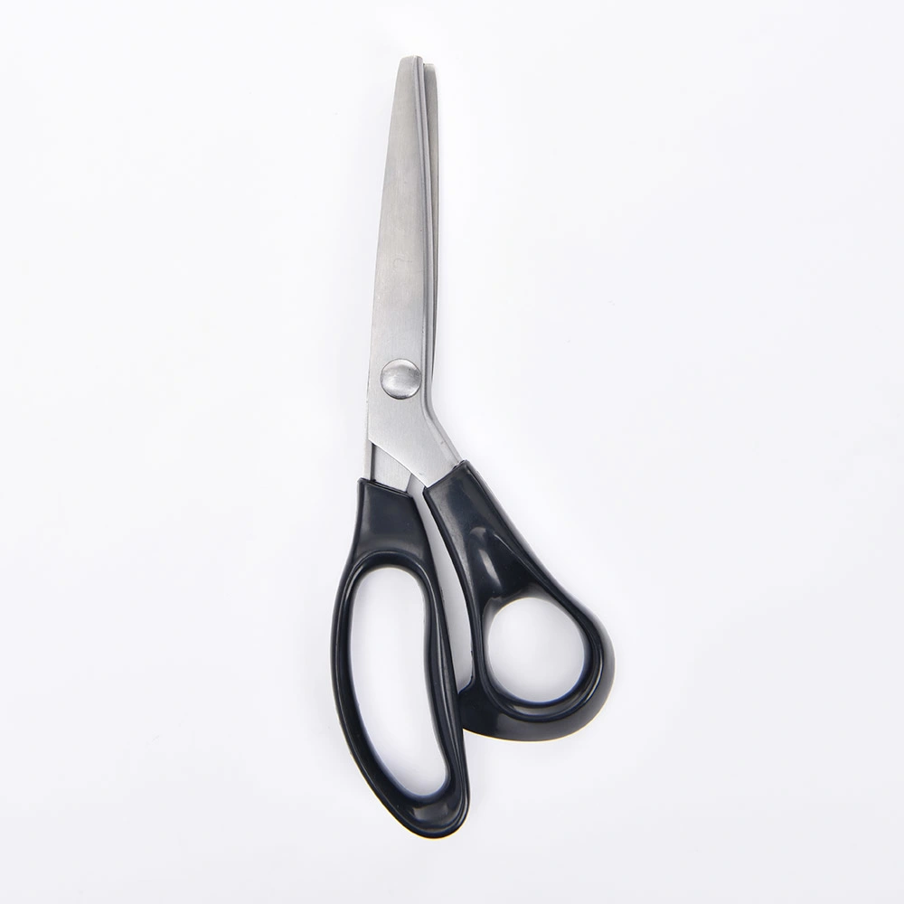 Vente en gros 3mm 9inch Triangle plastique manche pinclage Shears tailleur tissu Ciseaux de coupe