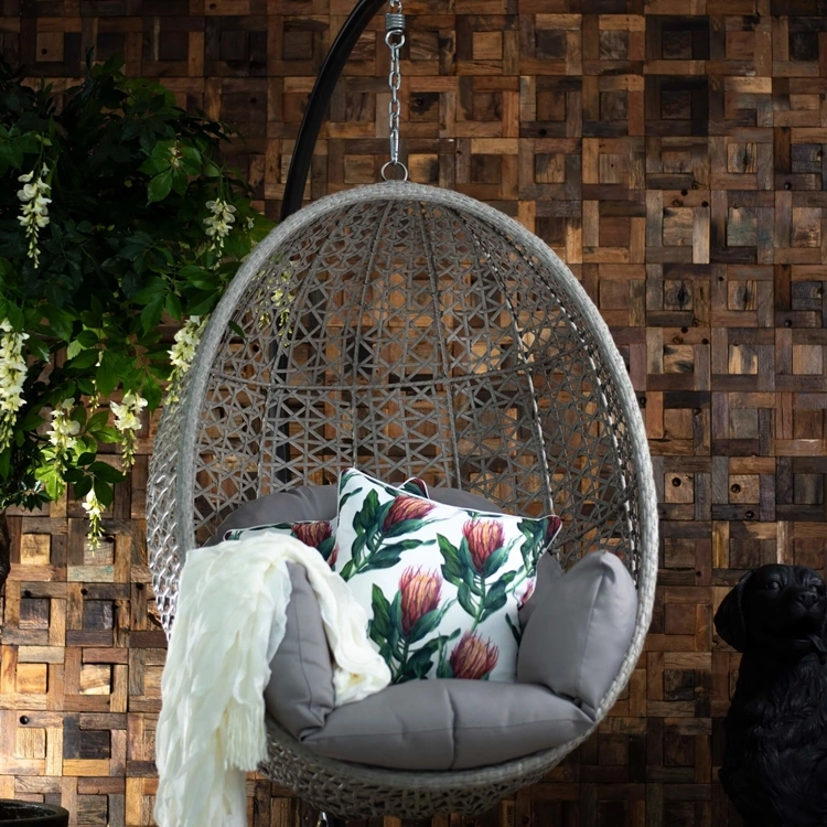 Darwin Adult Garden Wicker Swing silla Colgante Balcón cubierto Ratán Muebles de exterior