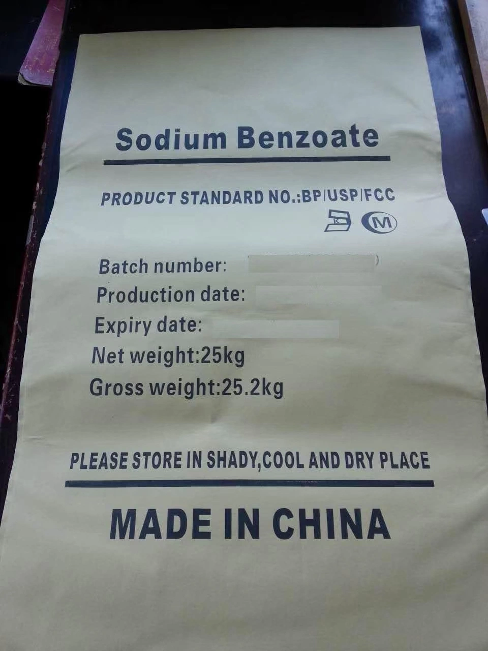 Food Grade E211 Sodium Benzoate China Wholesale/Supplier Price