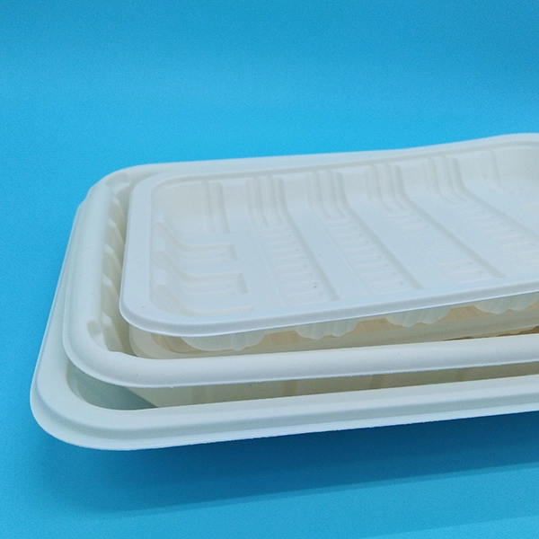 Disposable Compostable Square Cornstarch Dish