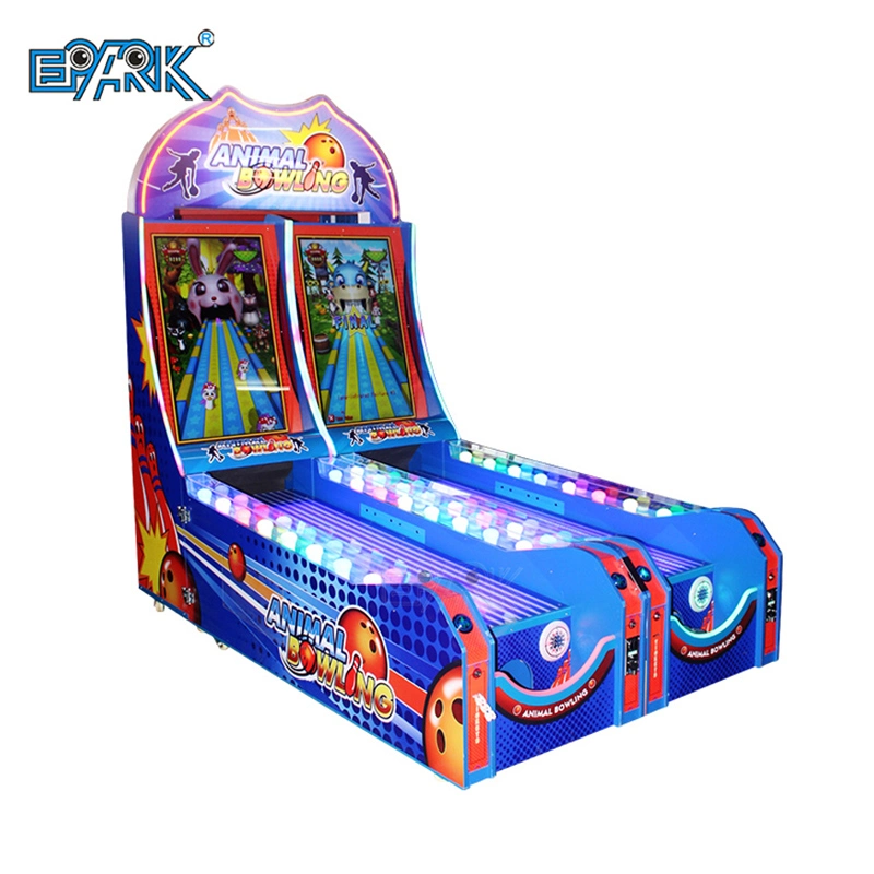 Animal Deportes máquina de juego Doble jugador Bowling Animal Arcade Simulador Juego