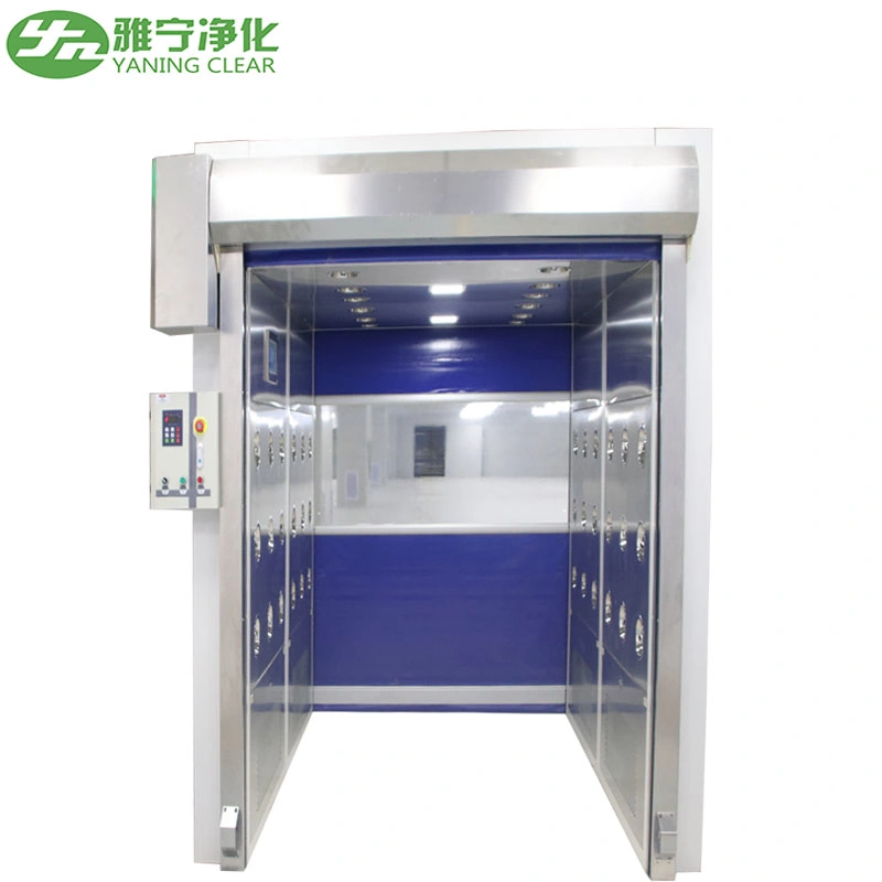 Yaning Customized Auto Sliding or Rollup Door Cargo Air Shower