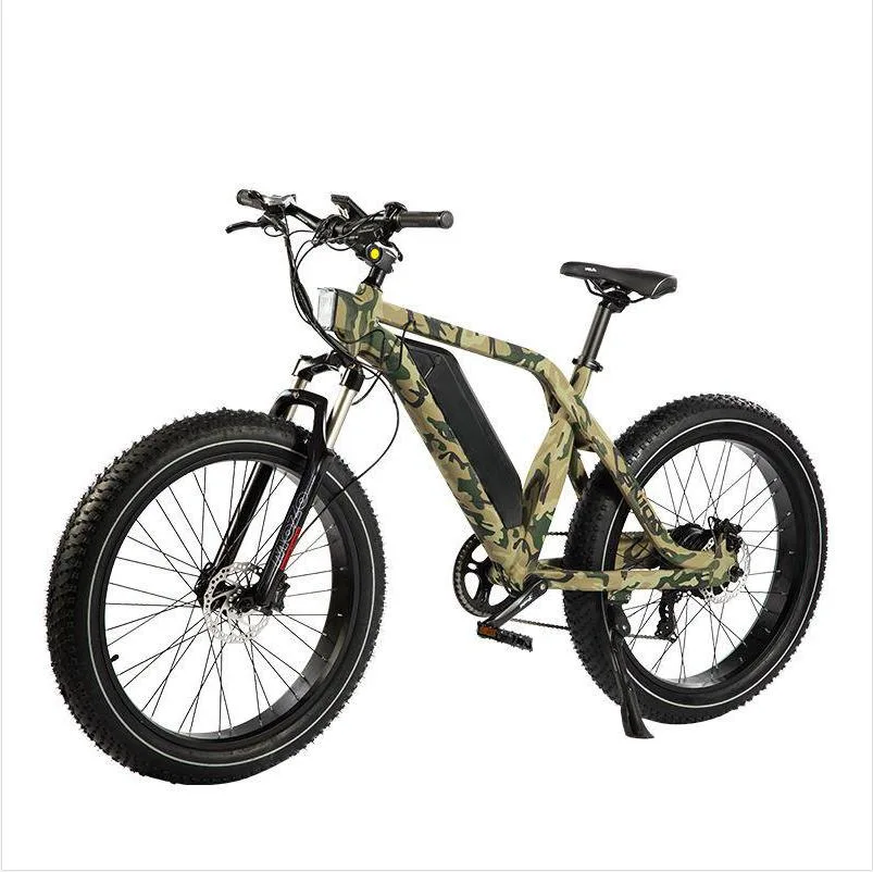 26 * 4.0 Big Power Fat Tire Electric Mountain eBike Electric Bicycle Com CE