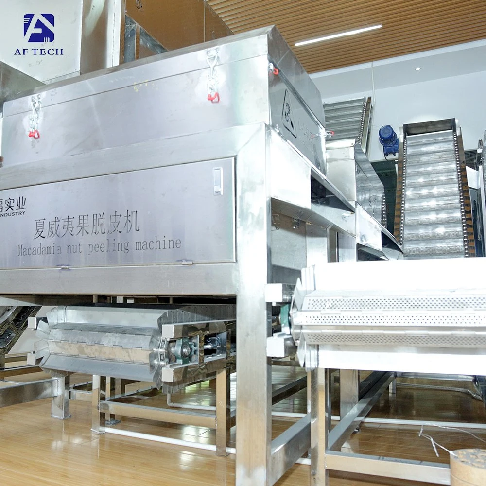 Intelligent Macadamia Nuts Fruit Peeling Cleaning Grading Drying Production Line