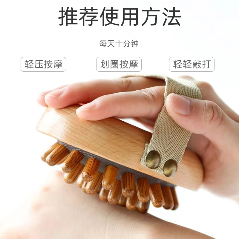 Wood Comb Professionelle Gesunde Paddel Kissen Haarausfall Massage-Bürste