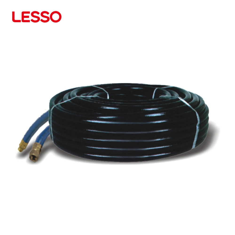 Lesso Excellent Elasticity Non-Toxic High Pressure 40 50 100m 20 Bar PVC Air/Gas Black Air Hose