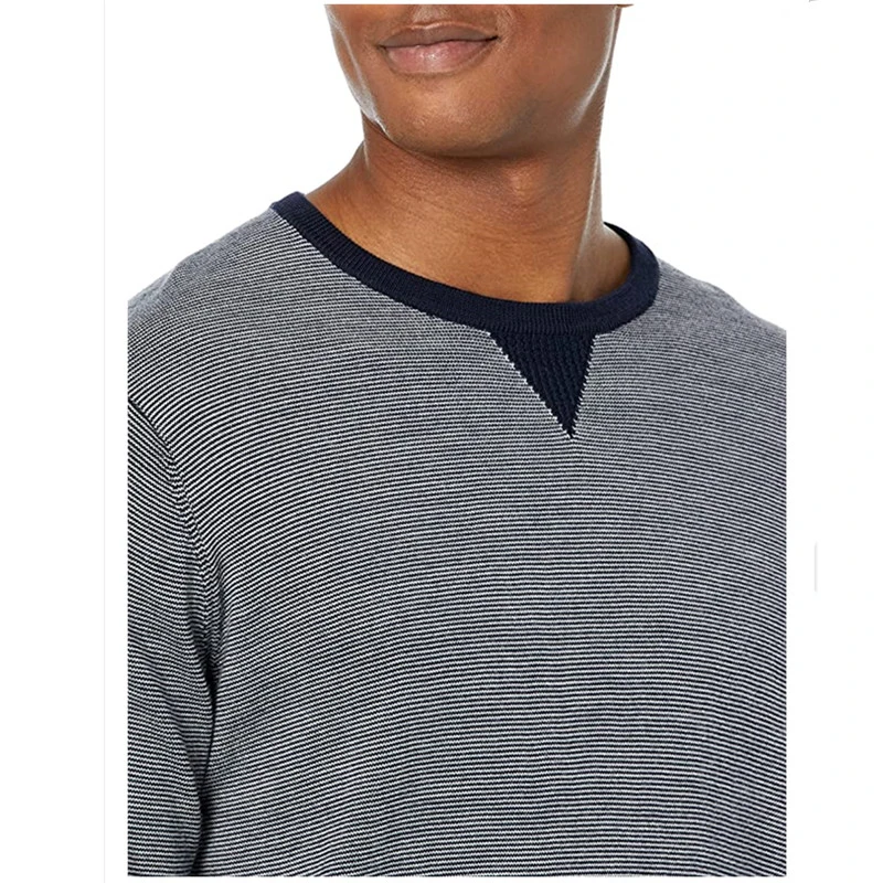 Goodthreads – Sweat léger en laine de mérinos à col ras du cou pour Homme