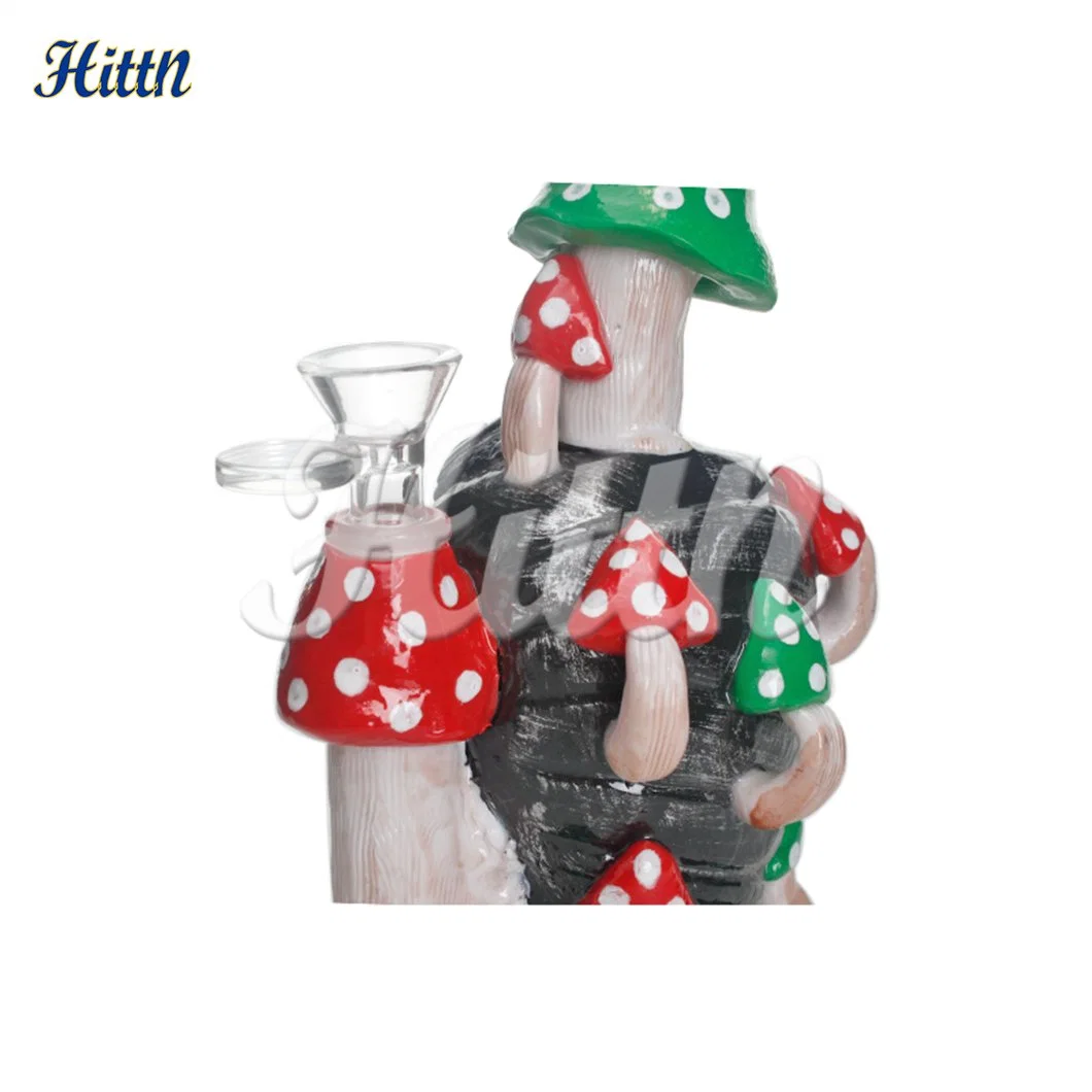 2023 New 8.5 Inches 3D Hand Painting Pipes Honeycomb Perc Water Pipe 14mm Bowl Hookah Shisha Glass DAB Rig Smoking Pipe