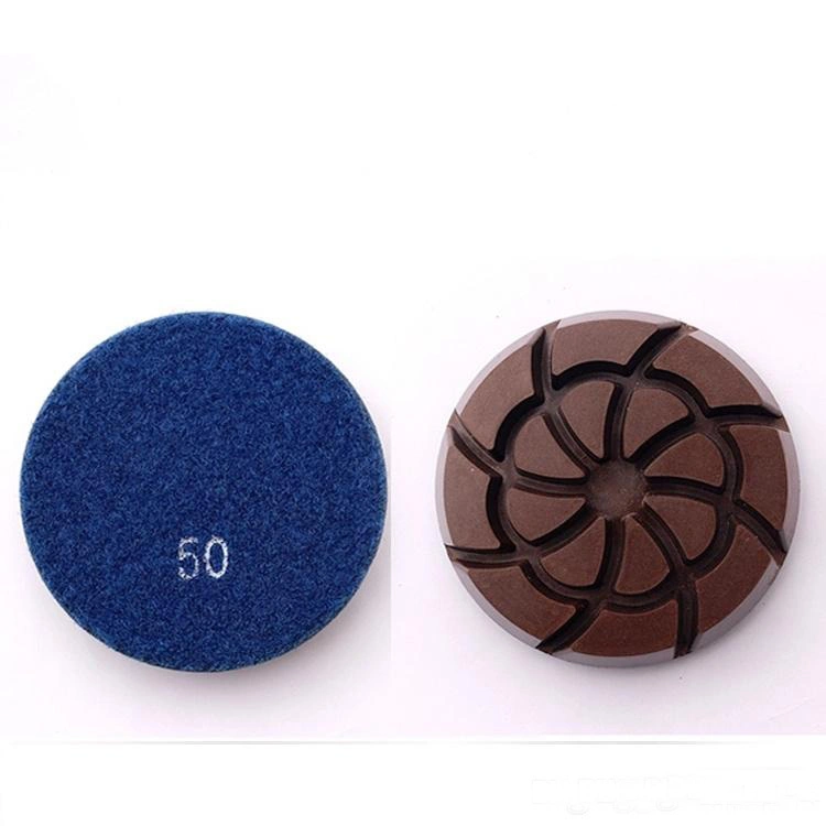 4 Inch D100mm Wholesale/Supplier Resin Grinding Disc Grinding Wheel Abrasive Floor Polishing Pad Angle Concrete Grinding Disc Sanding