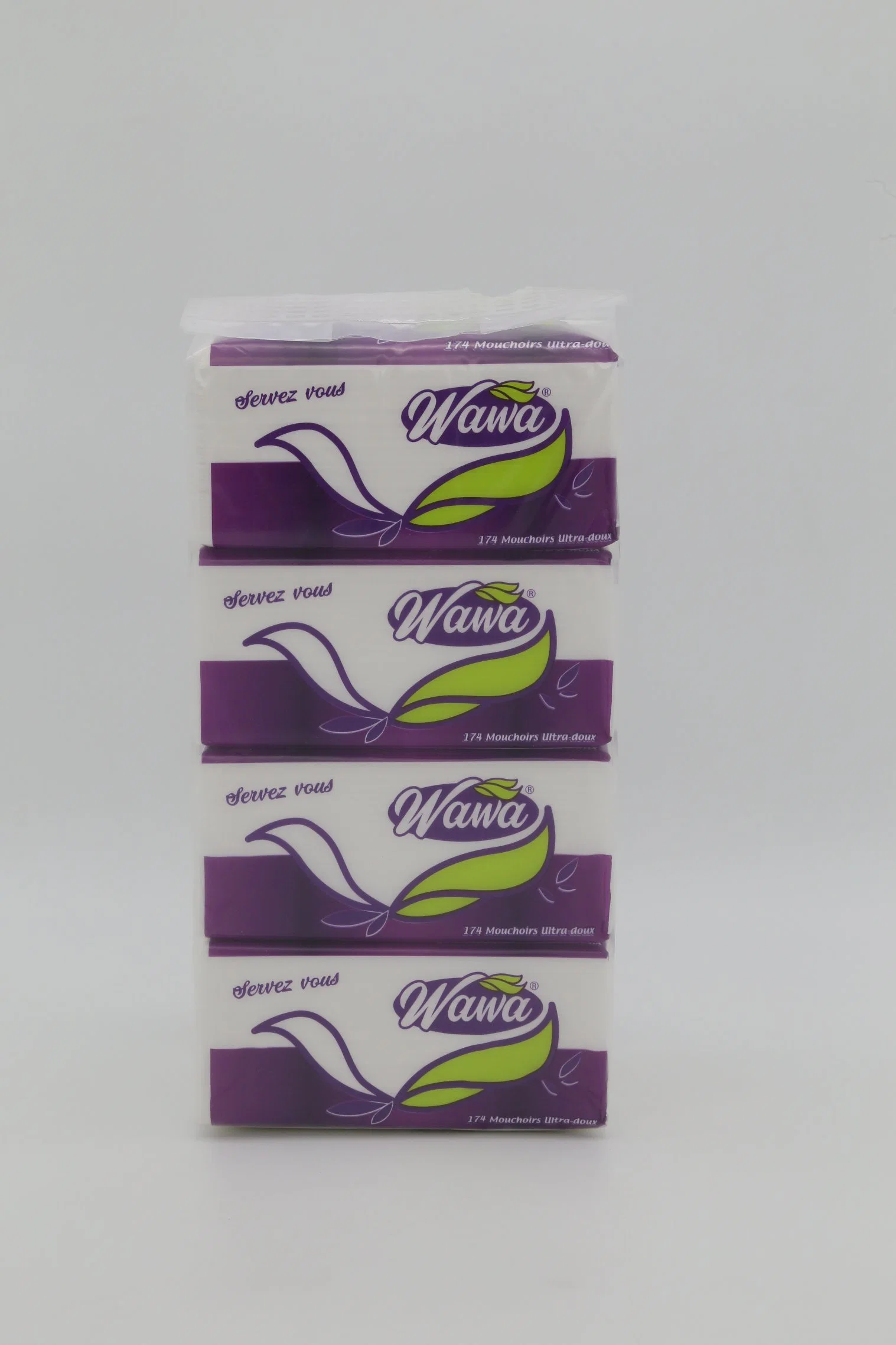 White Color Soft Facial Tissue Made of Virgin Wood Pulp