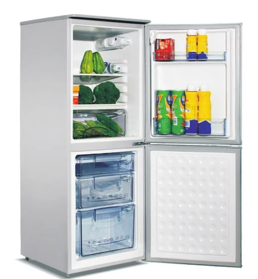 135L Double Door Fridge Top Fridge Bottom Freezer