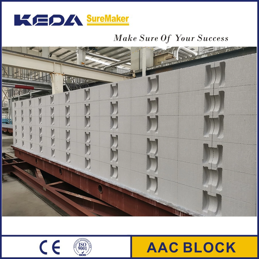 Équipement de fabrication de blocs de béton léger pour les matériaux de construction