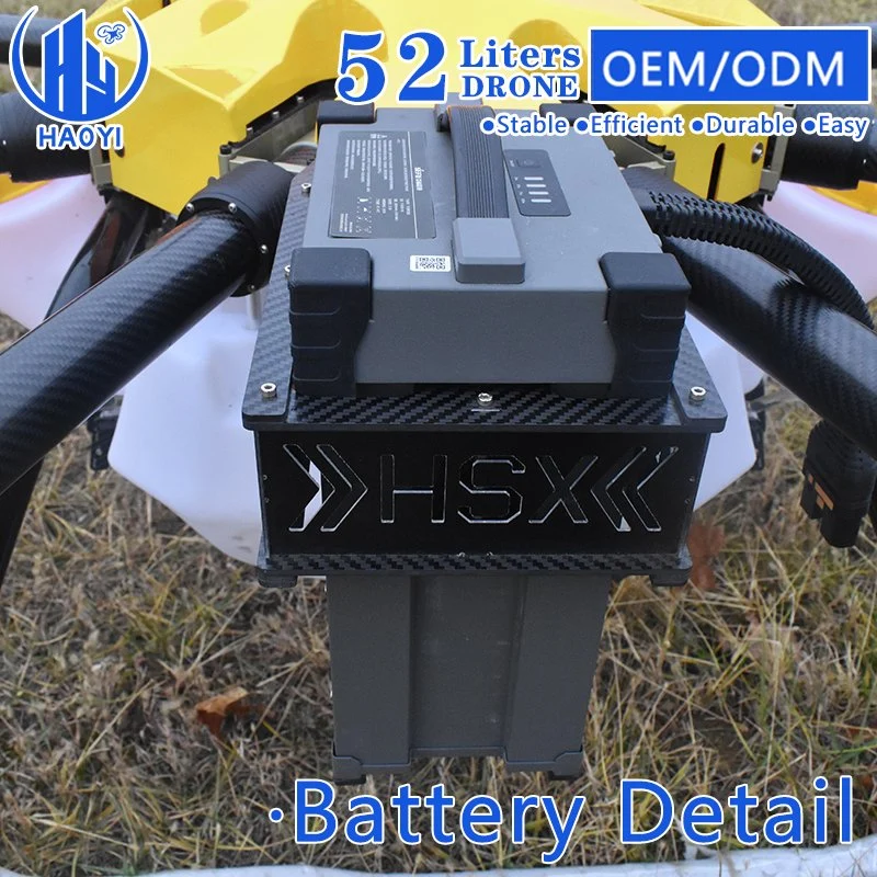 Agricultural High-Capacity Drone: 8 Rotors, 52L 60kg Load, Spraying Fertilizer, Fish Food, Seeds