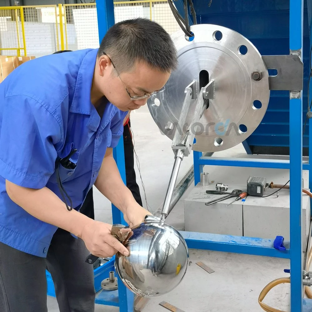 Capteur de niveau d'eau à flotteur en acier inoxydable monté sur le côté, fourni par l'usine.