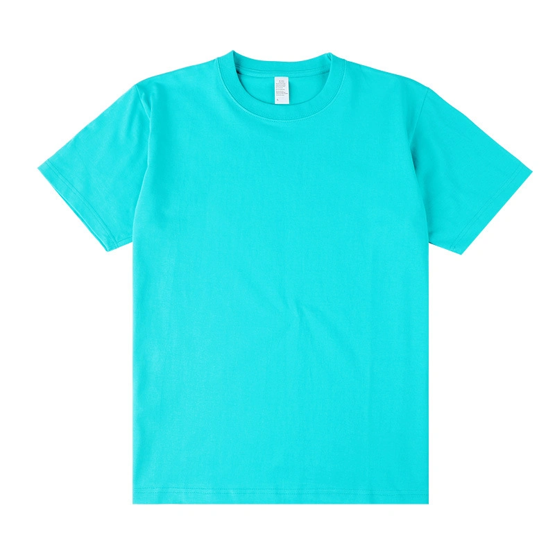 Custom T Shirt Plain Tshirt 100% Cotton Shirts Screen Printing Puff Embroidery Dtf Digital Embossed