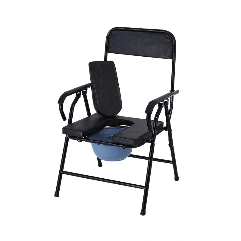 China Commode Chair Set Bucket for Folding Commode Toilet Chair for Disabled
