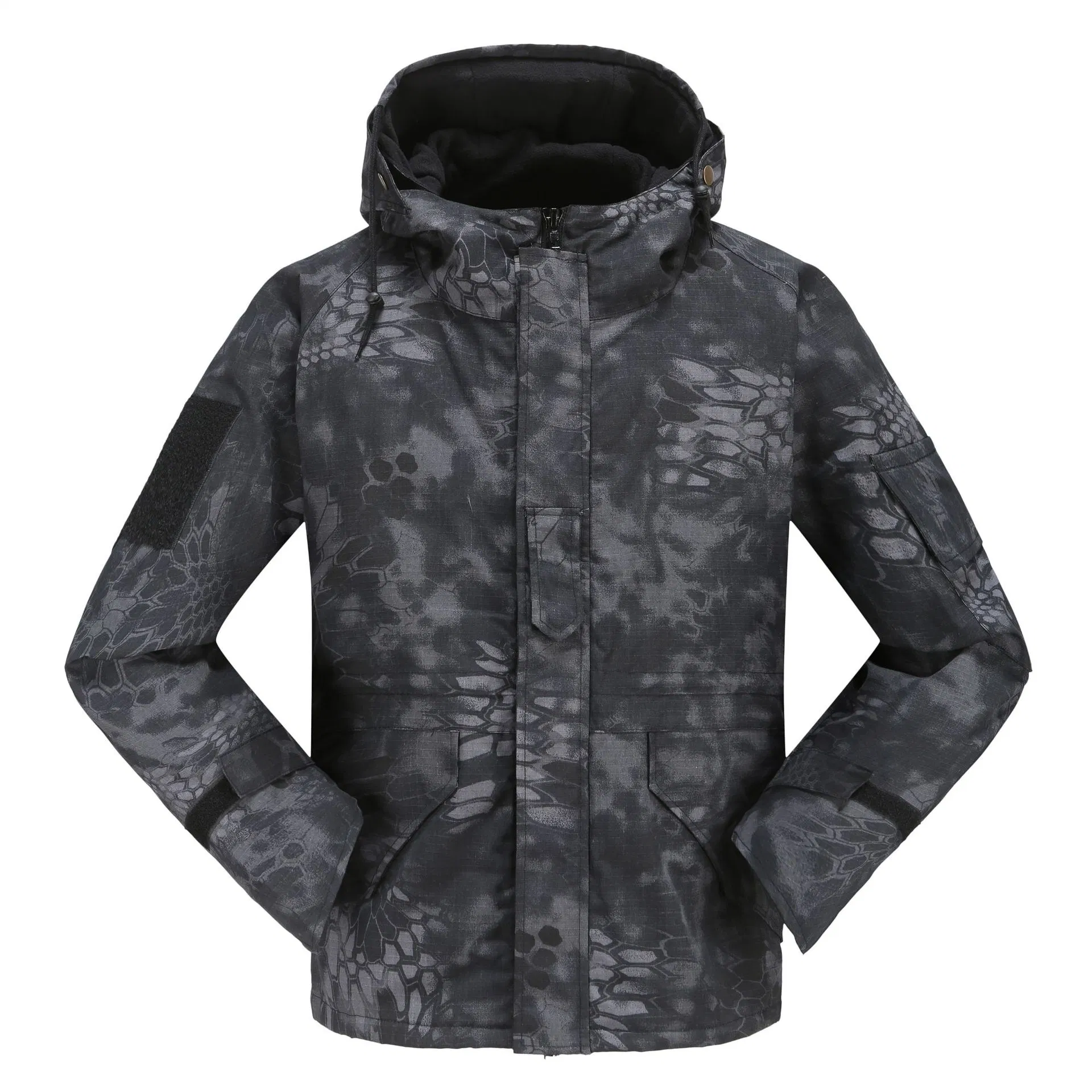 G8 táctico al aire libre anorak térmica Peluche hombres chaqueta de camuflaje.