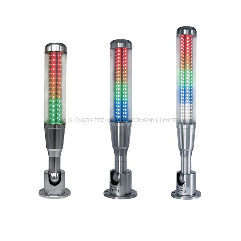 Aluminum Alloy Industry LED 3 Color Light CNC Machine Signal Tower Light